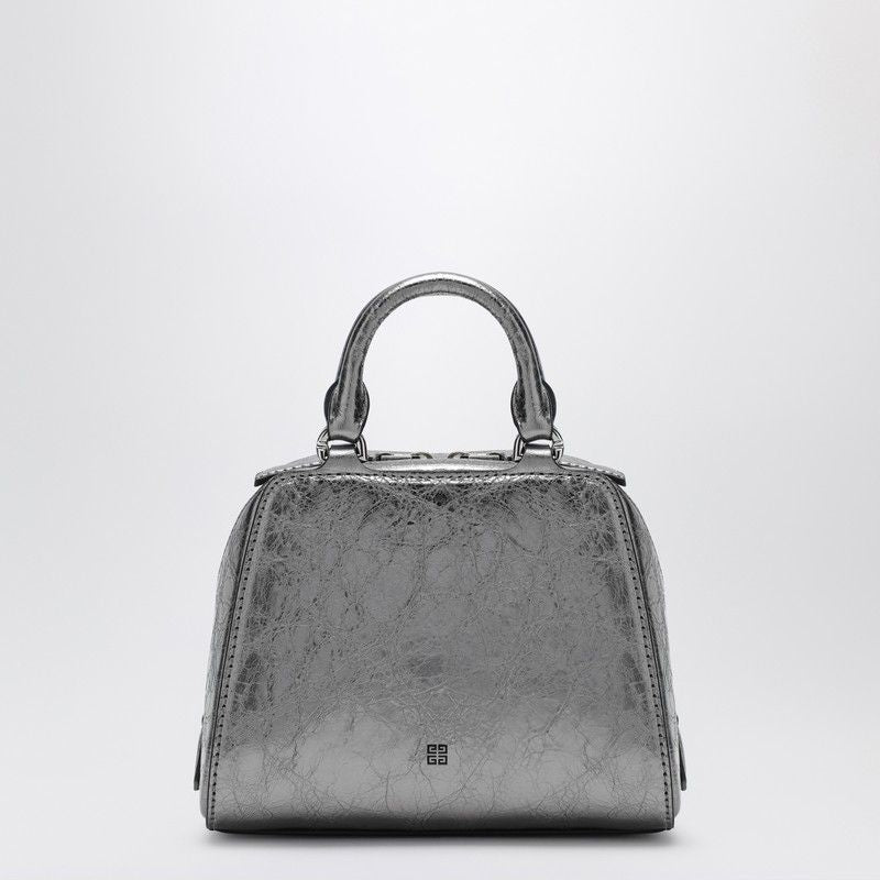 SILVER GREY ANTIGONA CUBE NANO BAG
