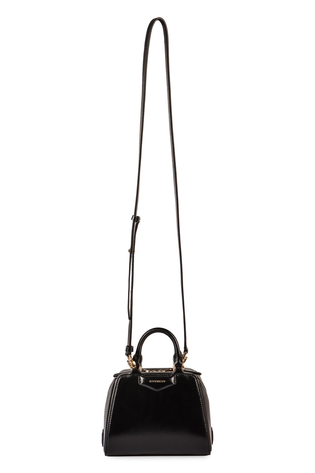ANTIGONA CUBE NANO LEATHER BAG