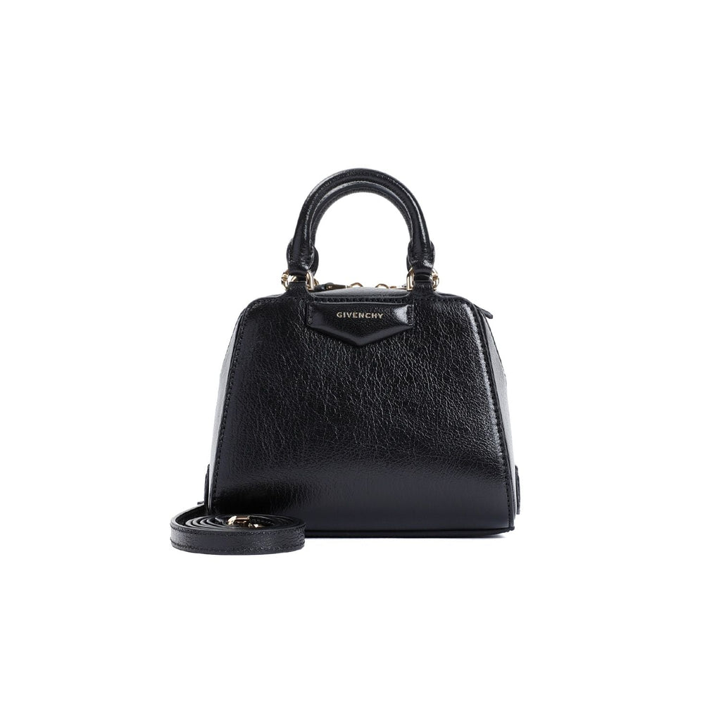ANTIGONA CUBE NANO LEATHER BAG