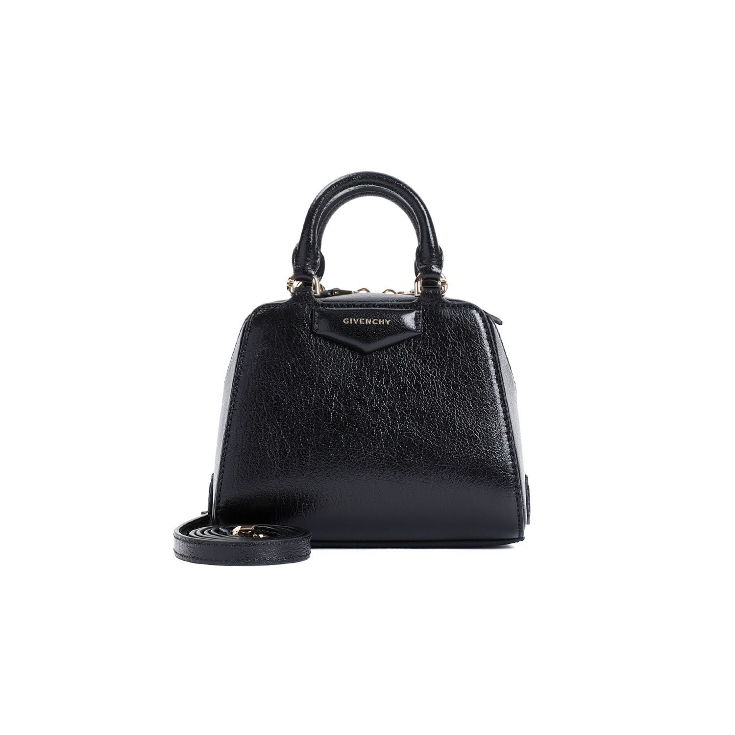 ANTIGONA CUBE NANO LEATHER BAG