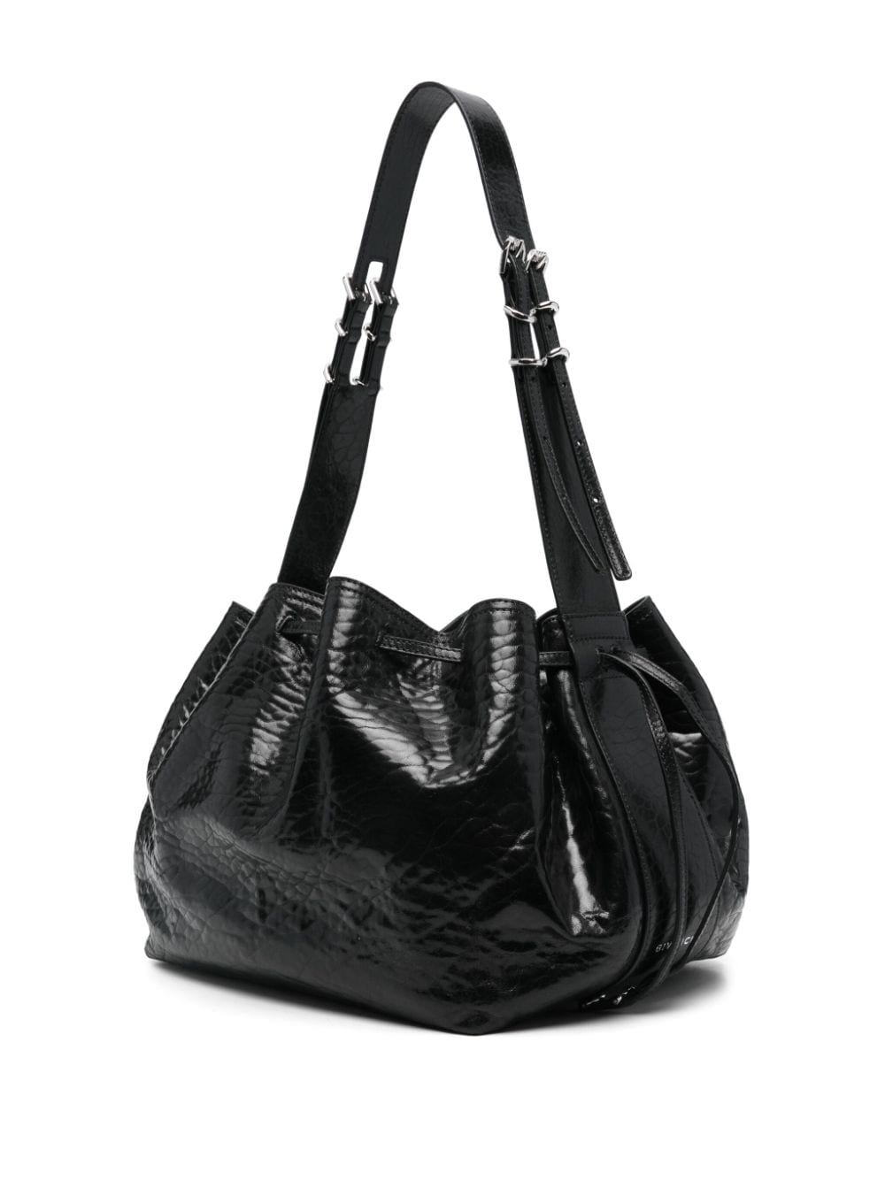 PUMPKIN MEDIUM LEATHER SHOULDER BAG