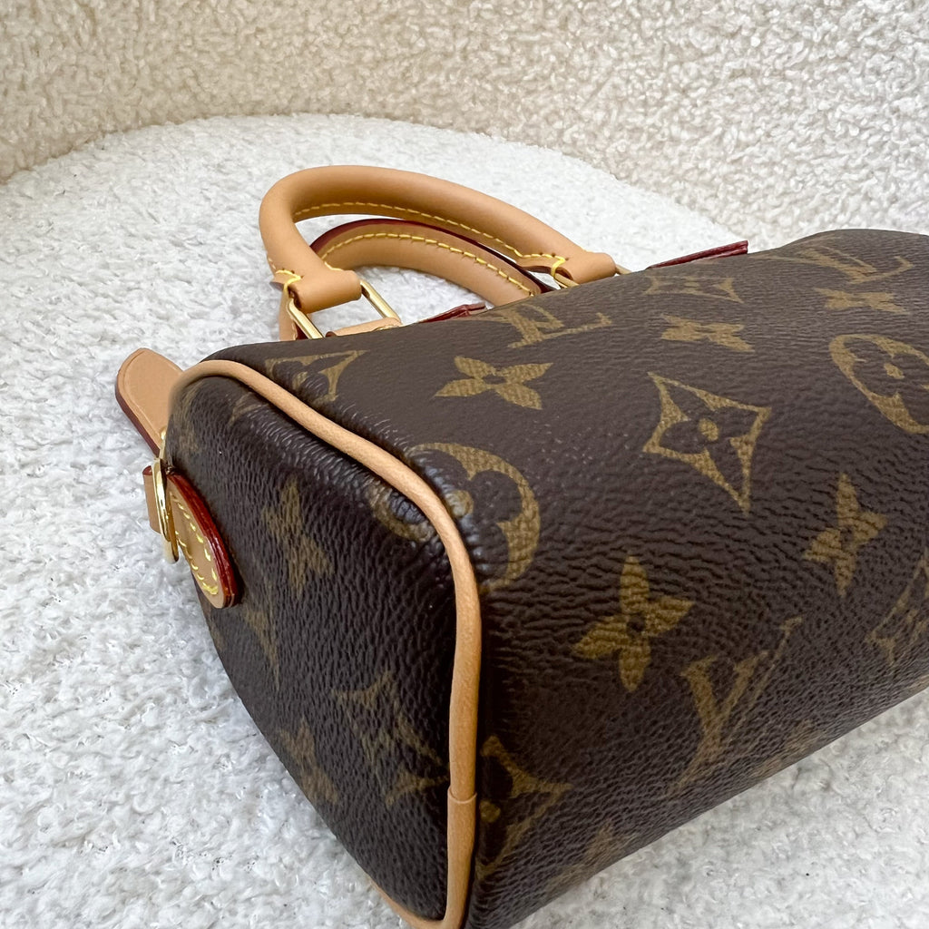 LV Nano Speedy in Monogram Canvas and GHW