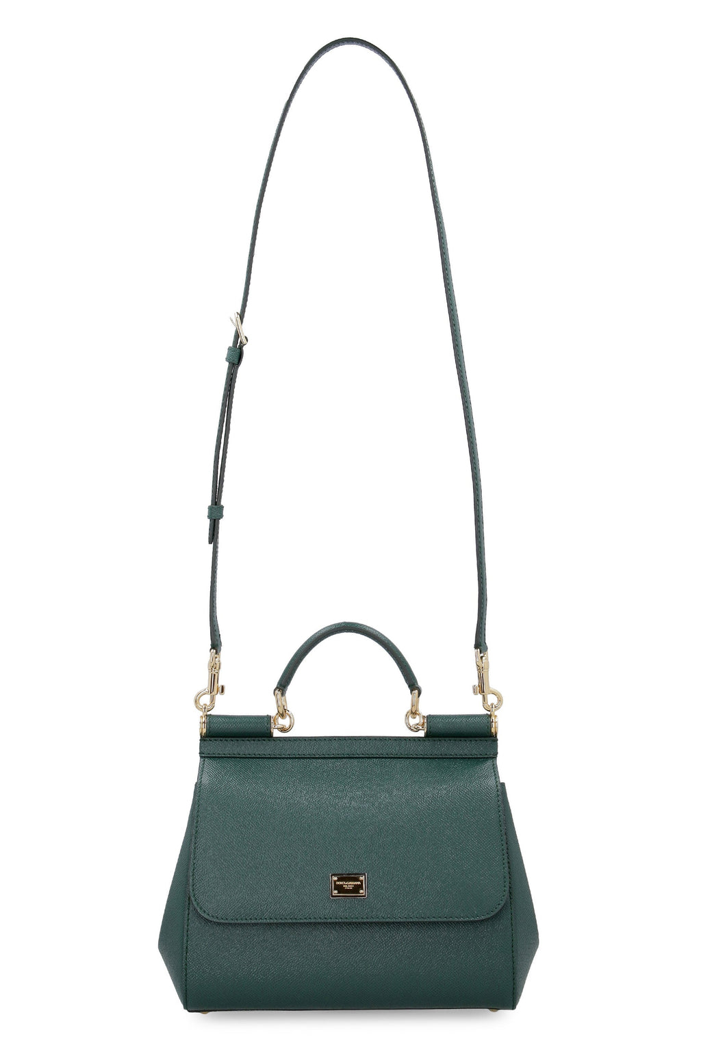 DARK GREEN SICILY LARGE HANDBAG