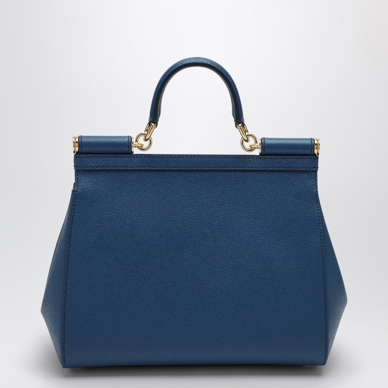 Dolce&Gabbana Large Royal Blue Sicily Hand Bag Women