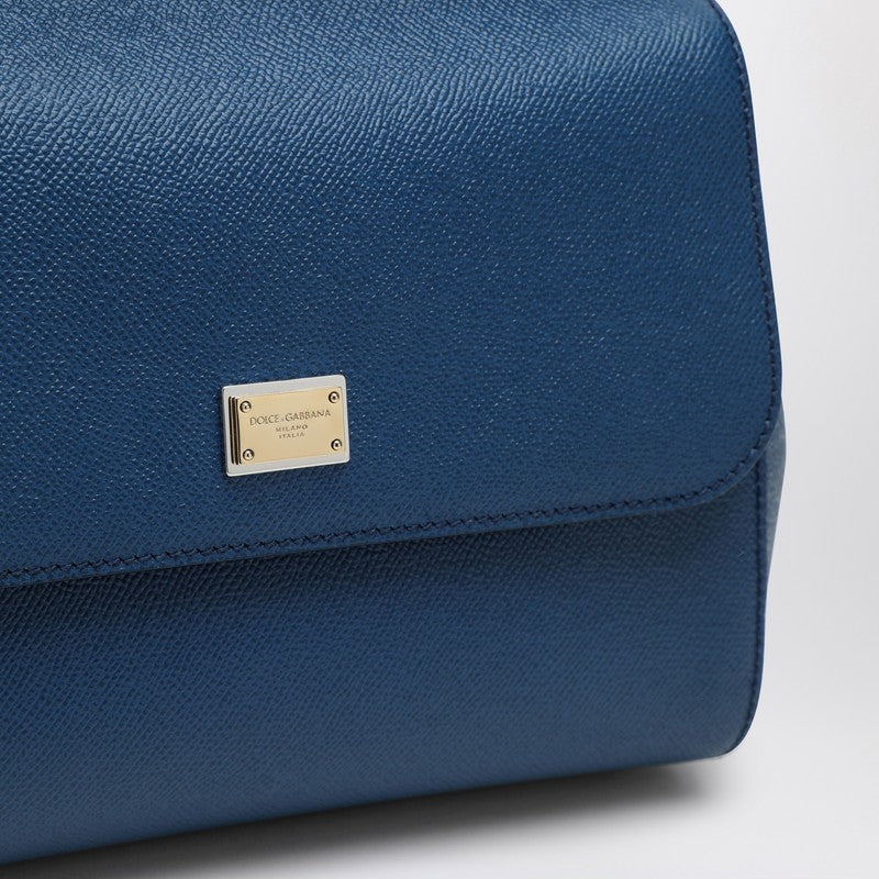 Dolce&Gabbana Large Royal Blue Sicily Hand Bag Women