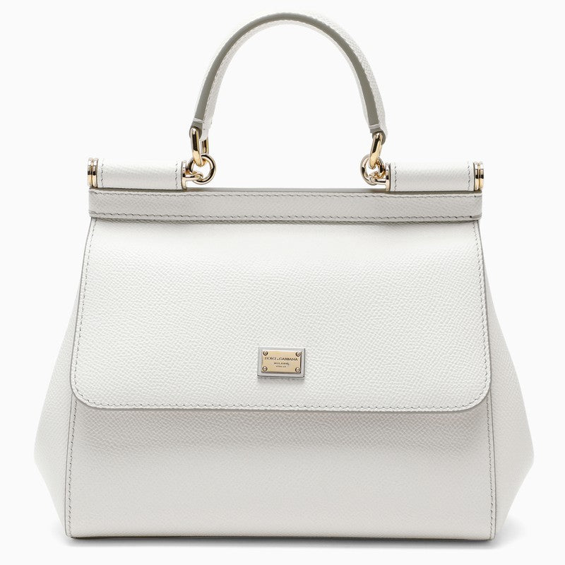 Dolce&Gabbana White Sicily Small Handbag Women