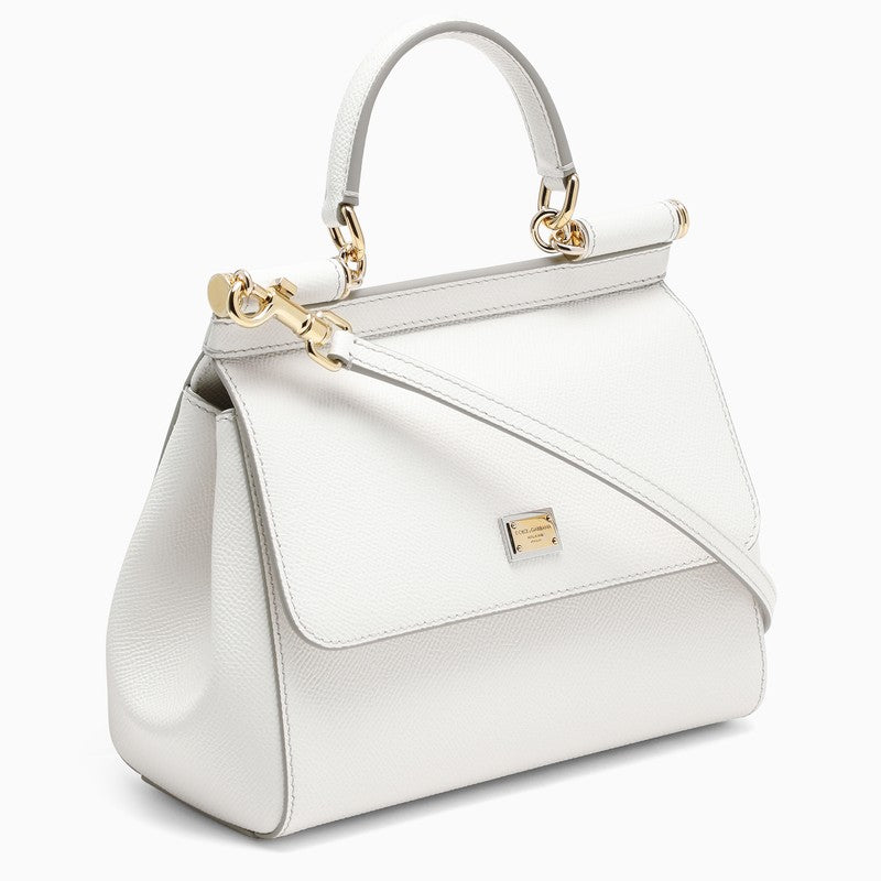 Dolce&Gabbana White Sicily Small Handbag Women