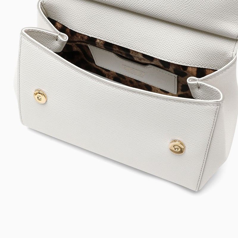Dolce&Gabbana White Sicily Small Handbag Women