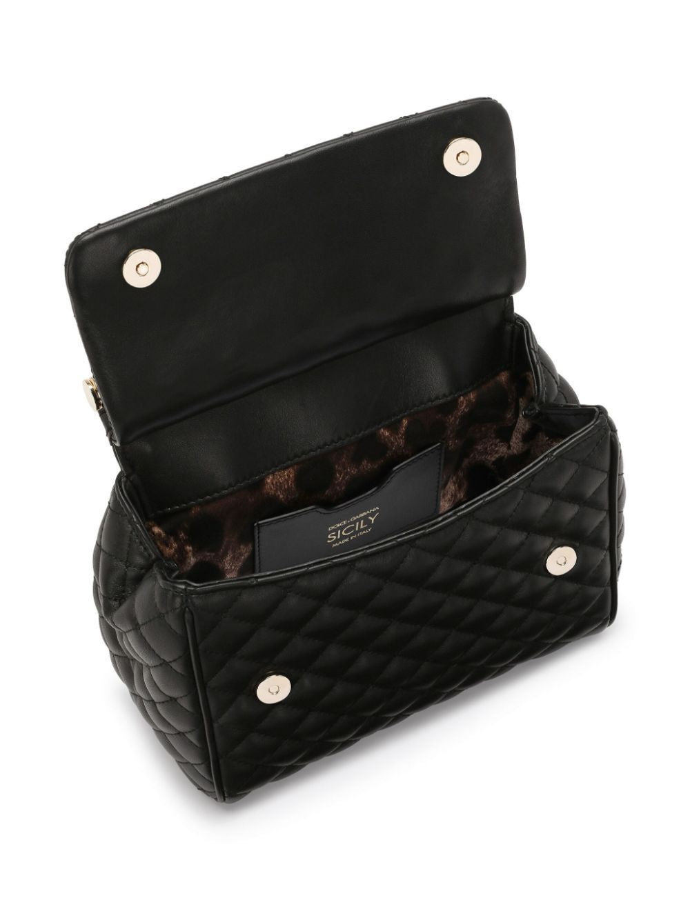 SICILY MEDIA LEATHER HANDBAG