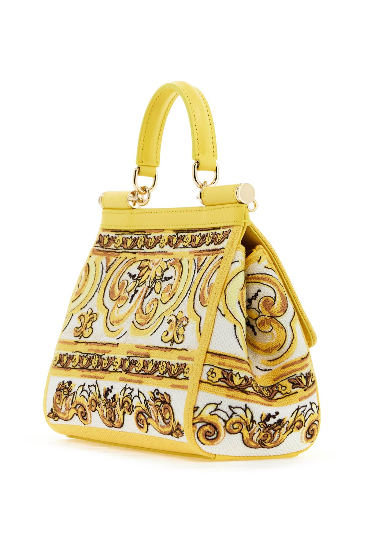 Dolce & Gabbana Medium Sicily Handbag With Maiolica Embroidery Women