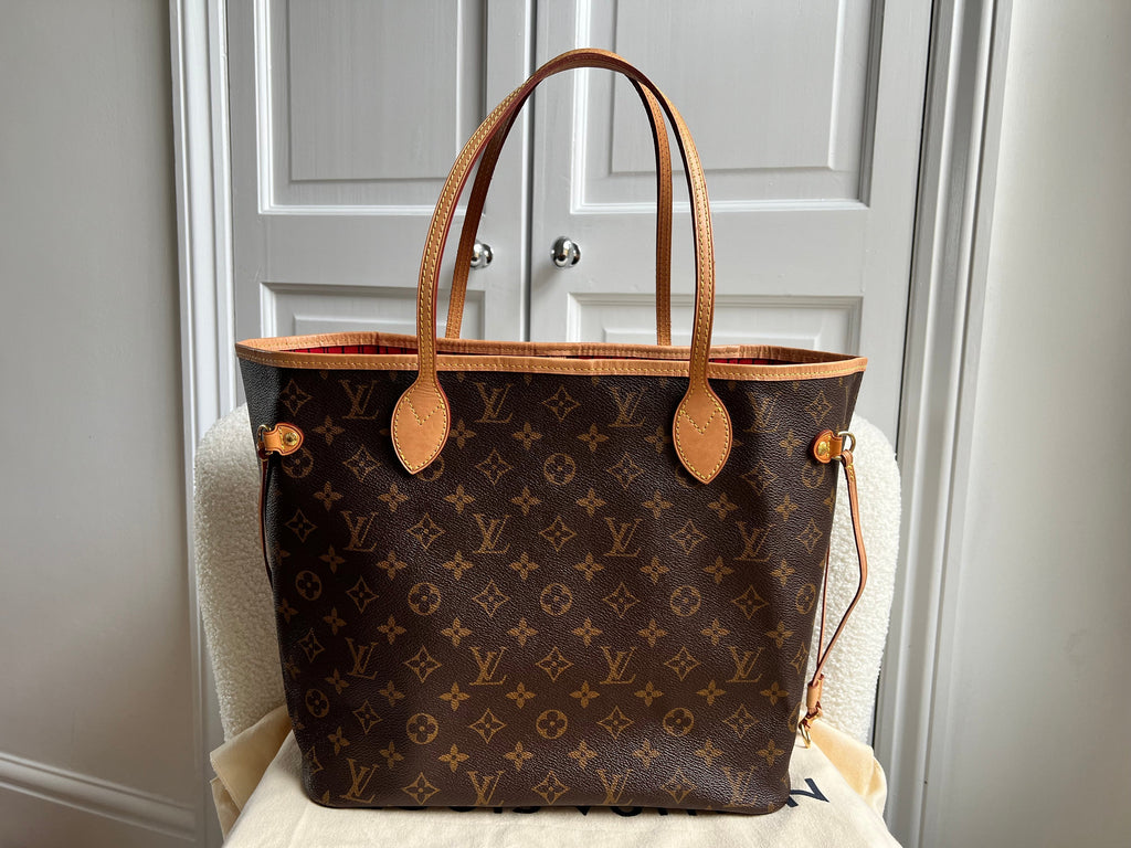 Louis Vuitton Neverfull MM Monogram Red (RRP £1,410)