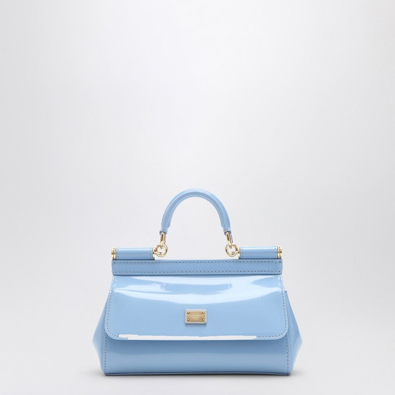 Dolce&Gabbana Sicily Small Light Blue Handbag Women