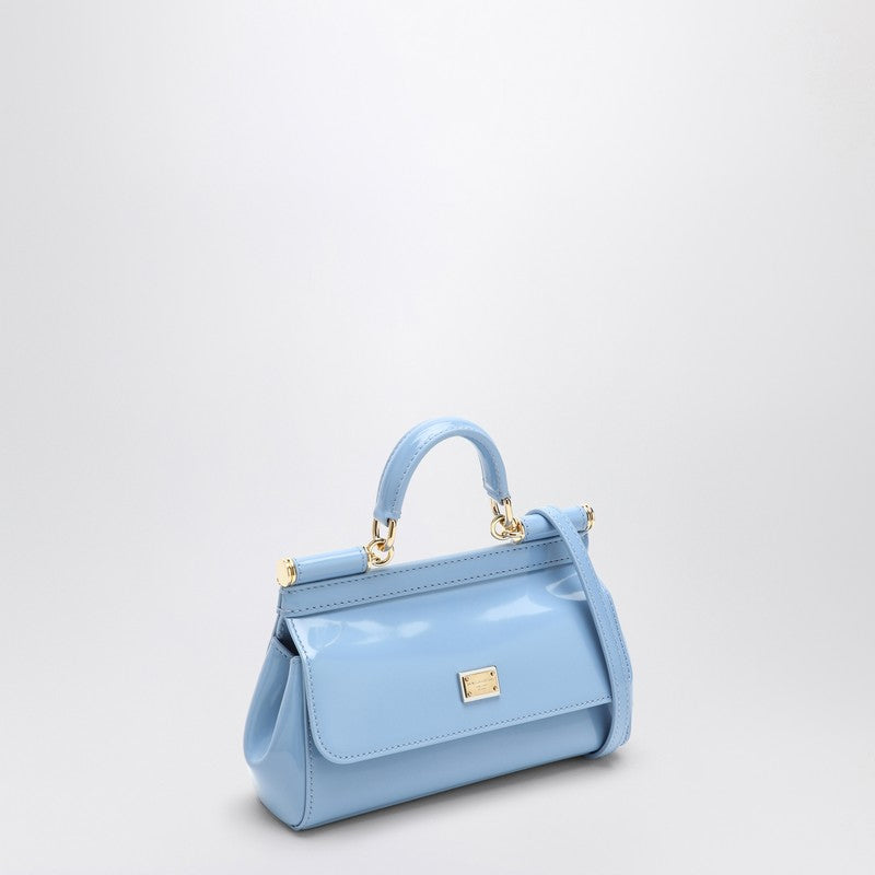 Dolce&Gabbana Sicily Small Light Blue Handbag Women