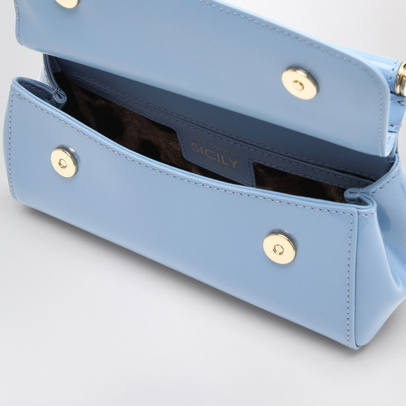 Dolce&Gabbana Sicily Small Light Blue Handbag Women