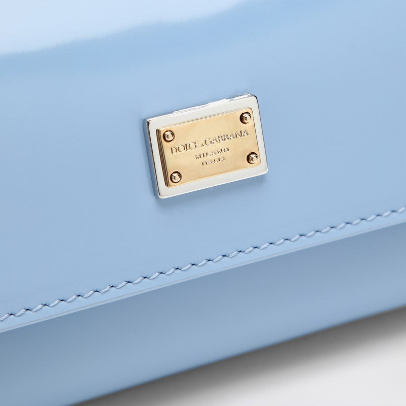 Dolce&Gabbana Sicily Small Light Blue Handbag Women