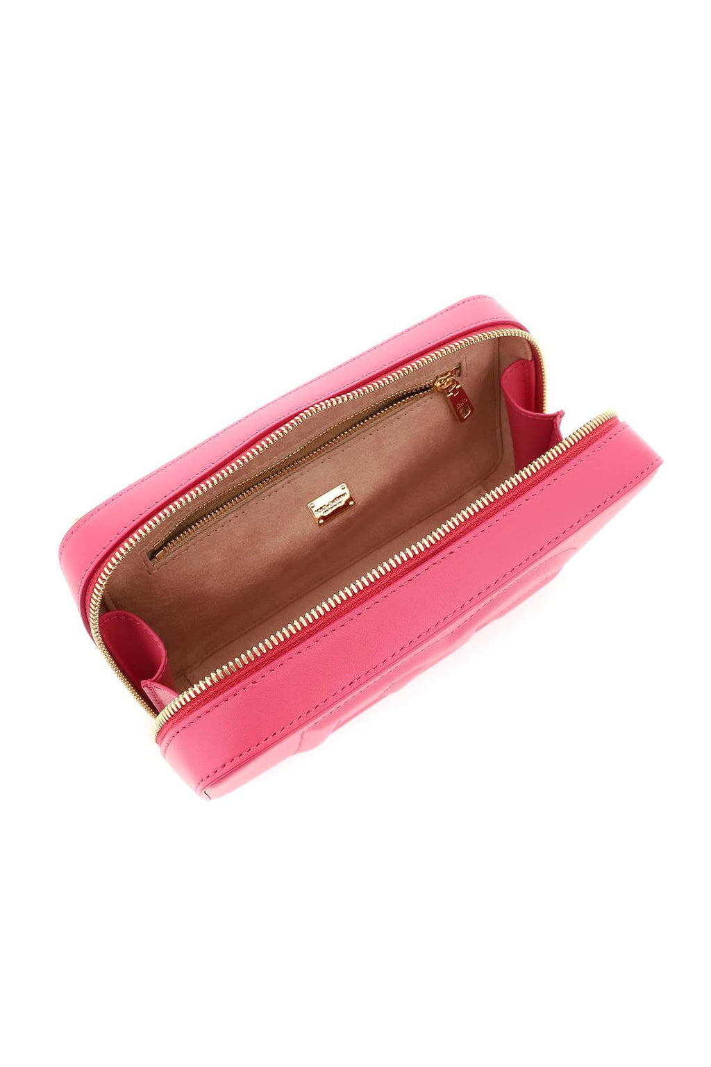 Dolce & Gabbana Leather Camera Bag With Logo Women