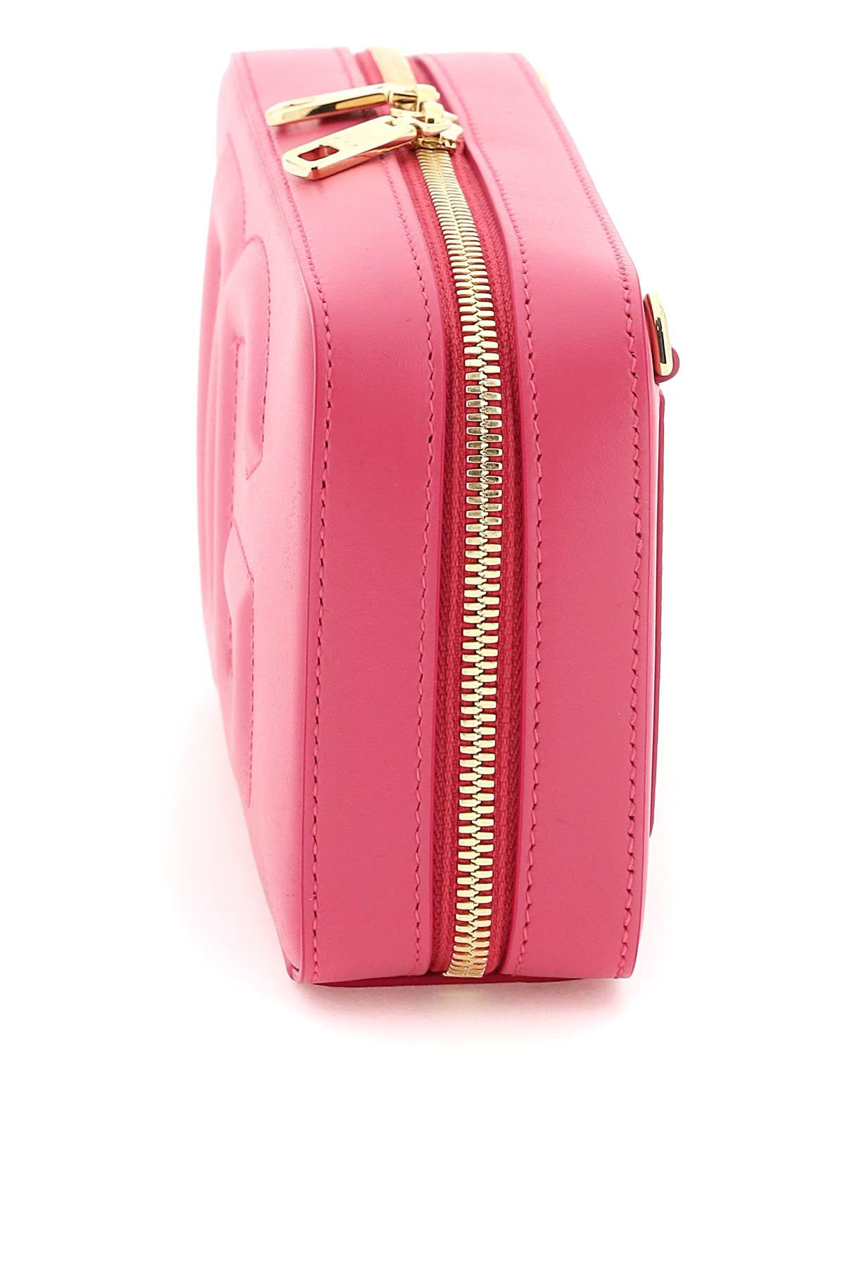 Dolce & Gabbana Leather Camera Bag With Logo Women