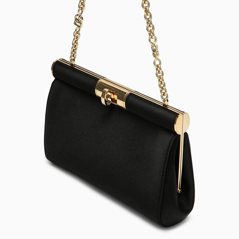 Dolce&Gabbana Small Black Marlene Shoulder Bag Women