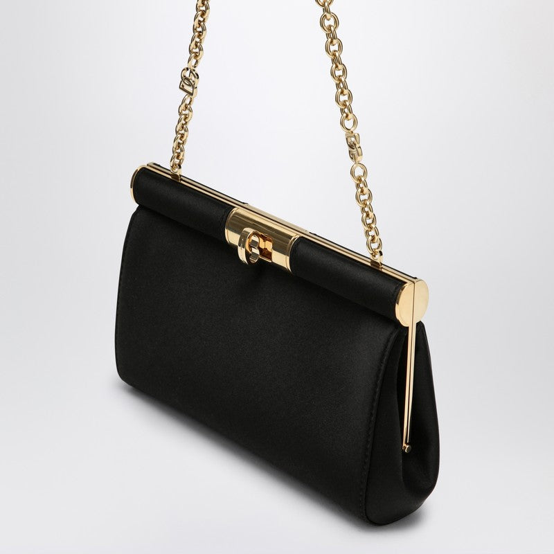 Dolce&Gabbana Small Black Marlene Shoulder Bag Women