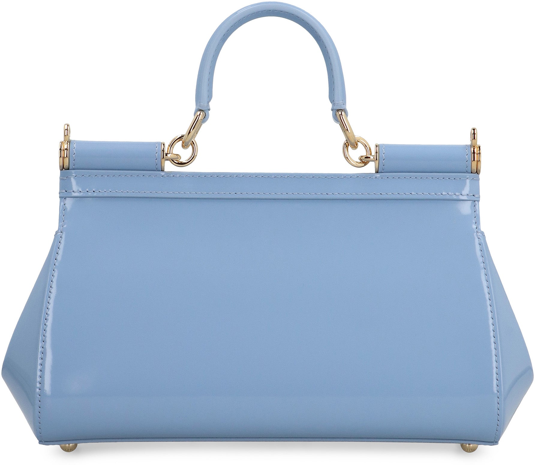 SICILY MEDIA PATENT LEATHER HANDBAG