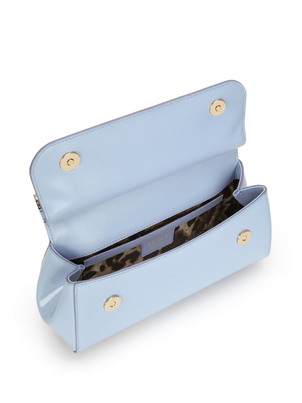 SICILY SHINY LEATHER HANDBAG