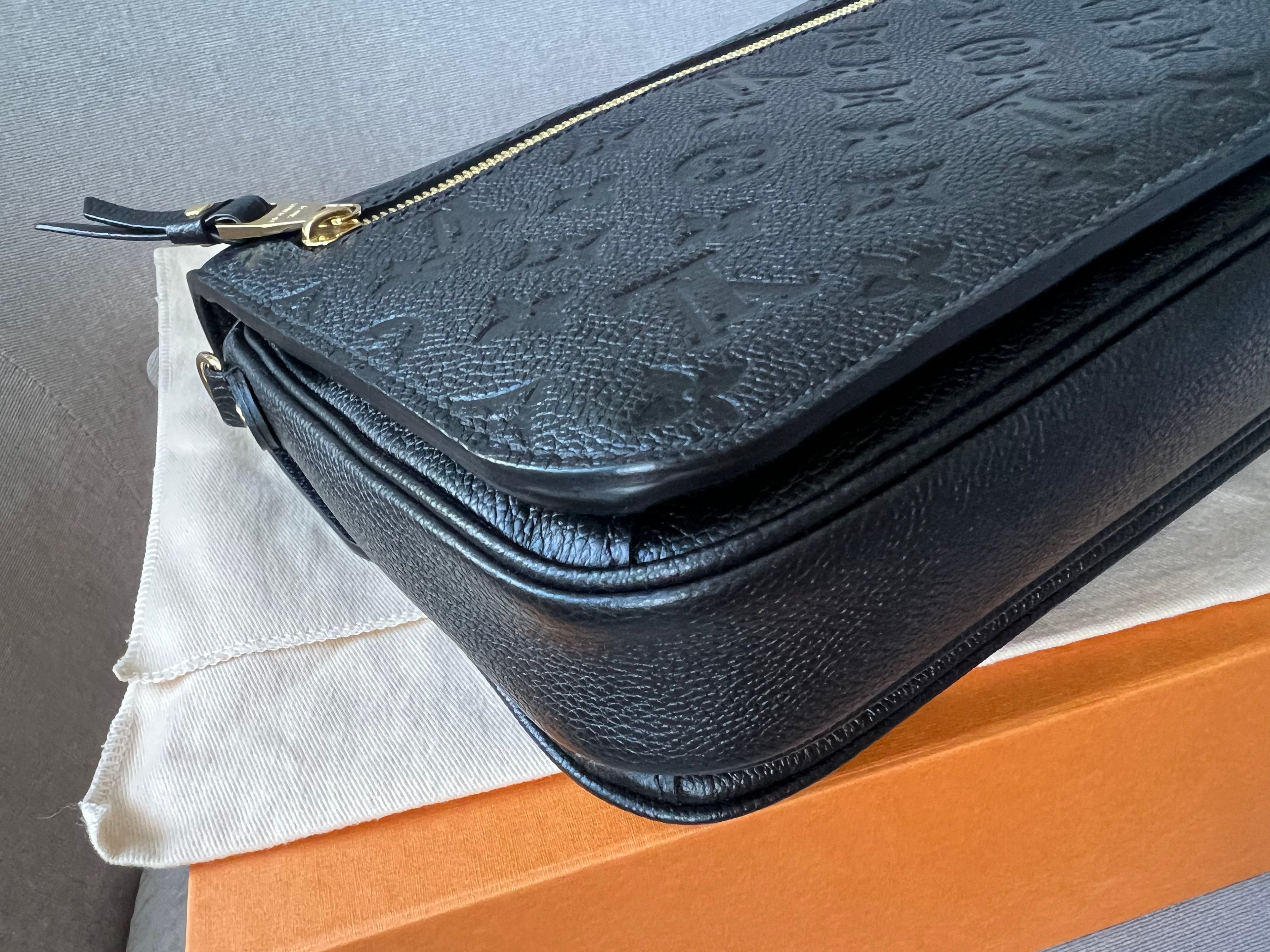 Louis Vuitton Pochette Metis Black Empreinte (RRP £2,110)