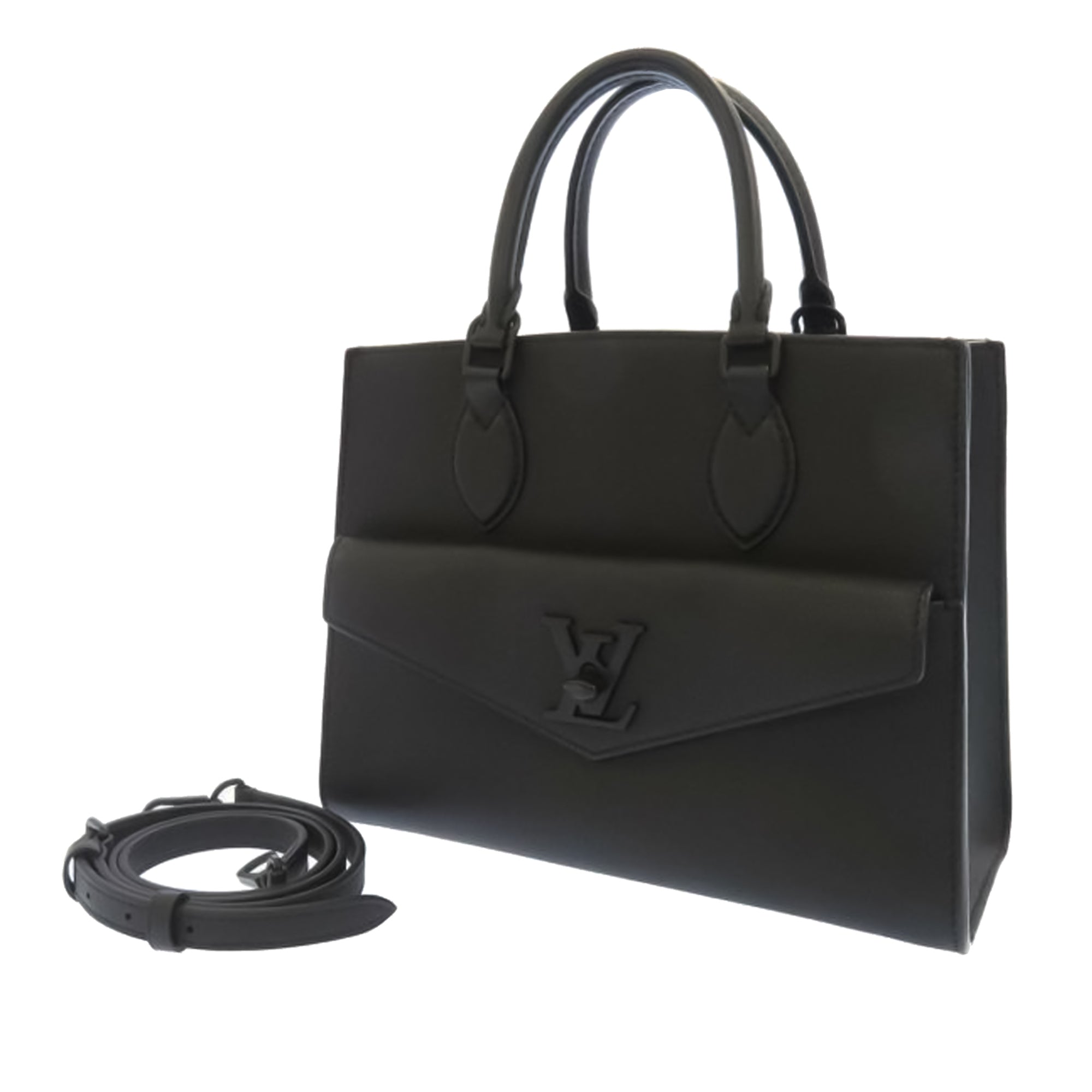 Louis Vuitton Lockme PM Black Calfskin