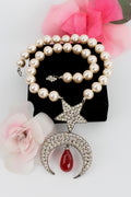 Collier de perles et pendentif ÃƒÆ’Ã‚Â©toile
