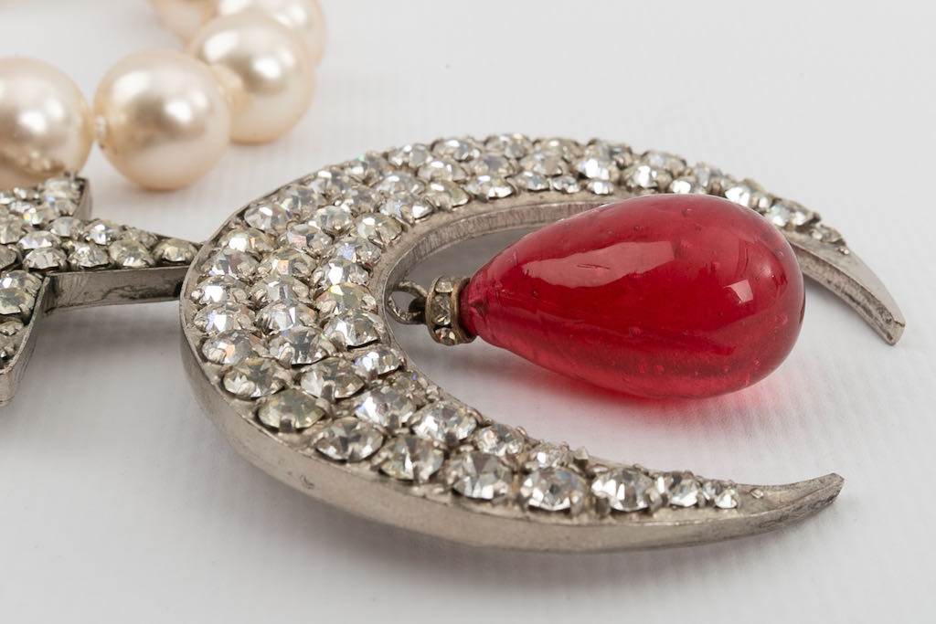 Collier de perles et pendentif ÃƒÆ’Ã‚Â©toile
