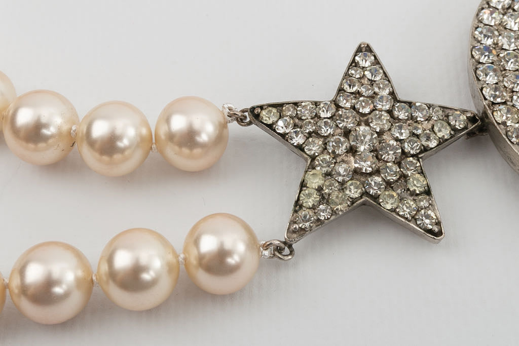 Collier de perles et pendentif ÃƒÆ’Ã‚Â©toile