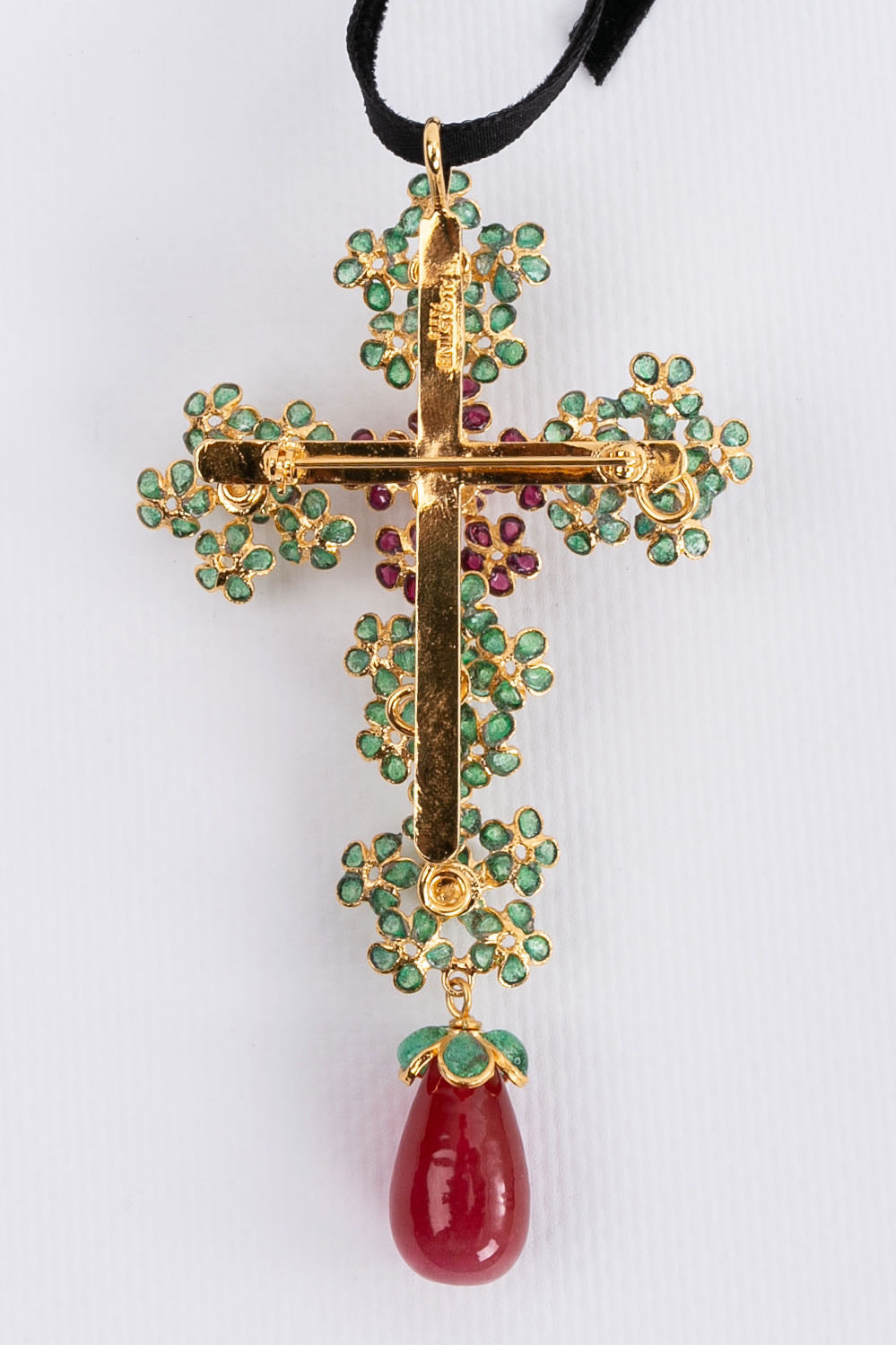 Collier croix Augustine
