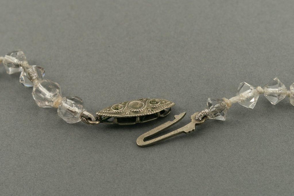 Collier de boules strassÃƒÆ’Ã‚Â©es ancien