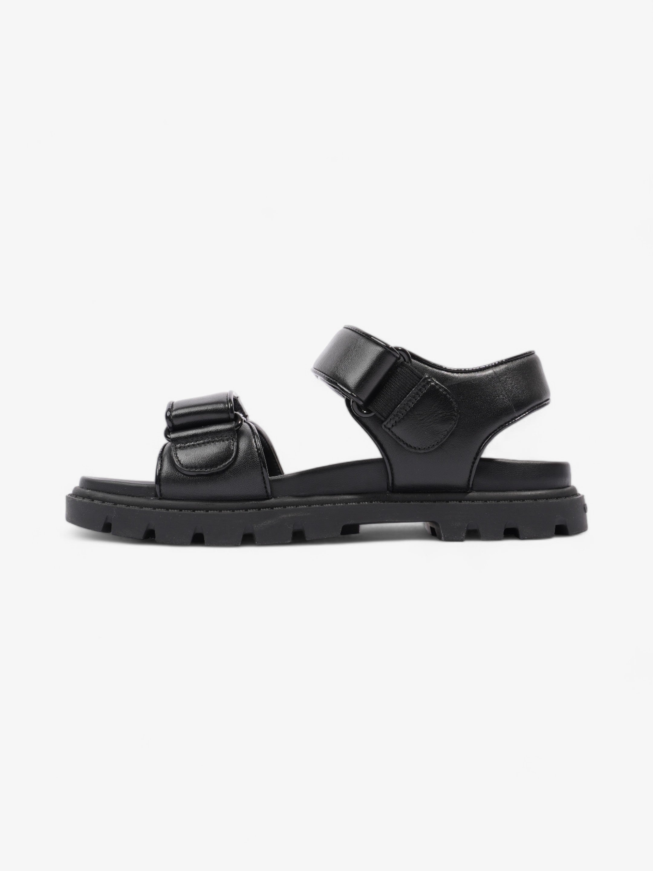 Coach Brynn Sandals Black Leather EU 36.5 UK 3.5