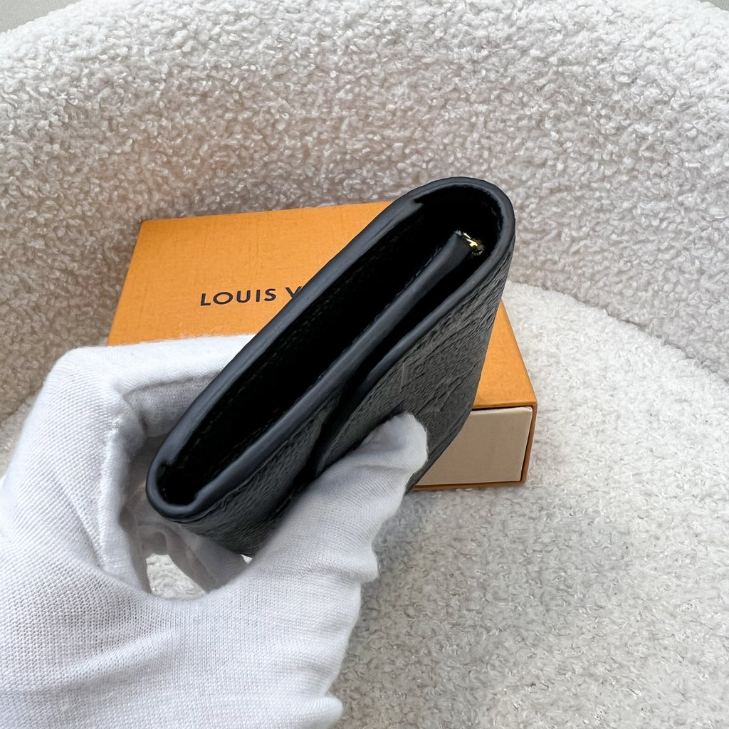LV Rosalie Compact Wallet / Card Holder in Black Empreinte Leather and GHW