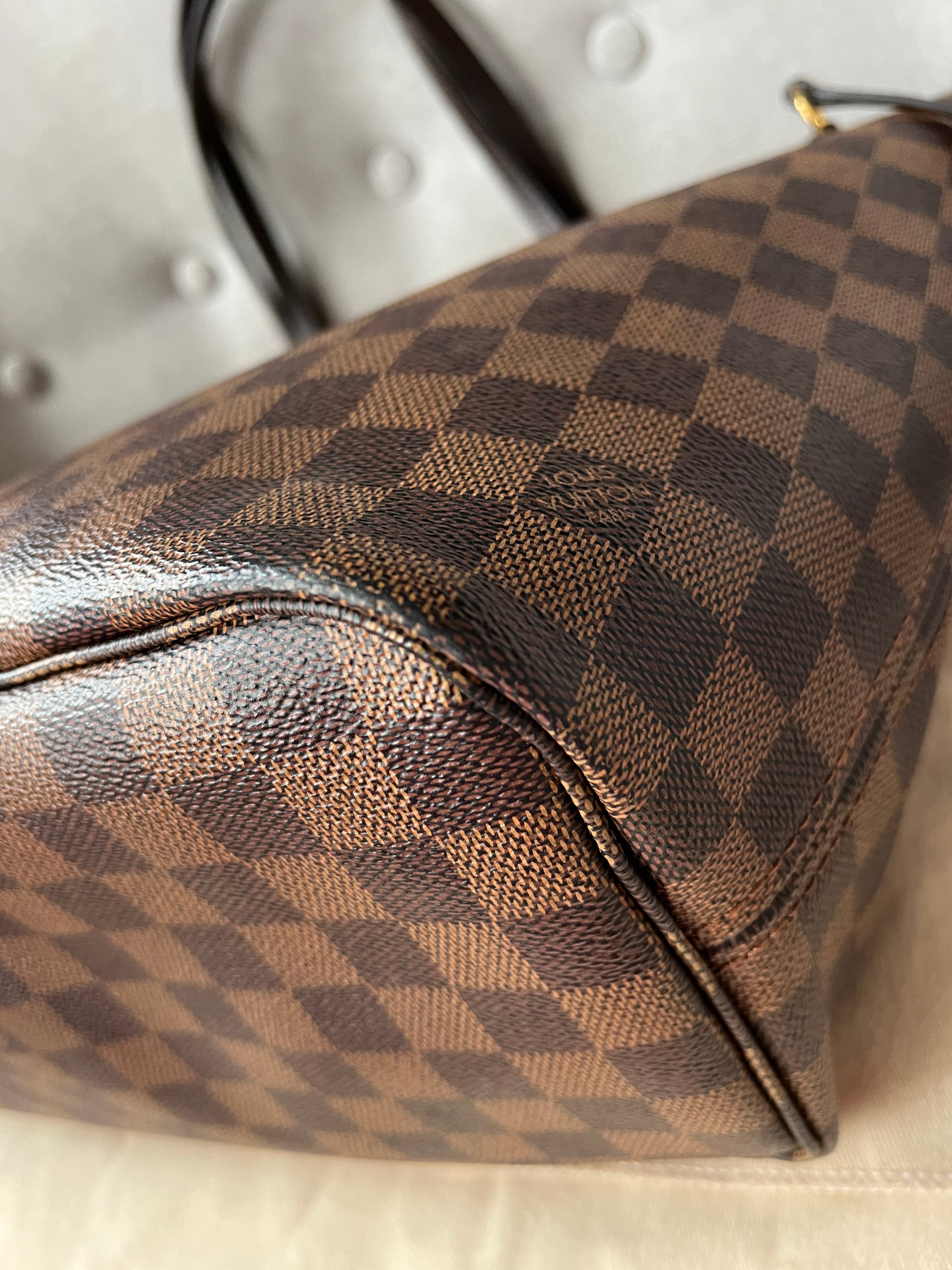 Louis Vuitton Neverfull MM Damier Ebene Cherry Interior (RRP £1,410)