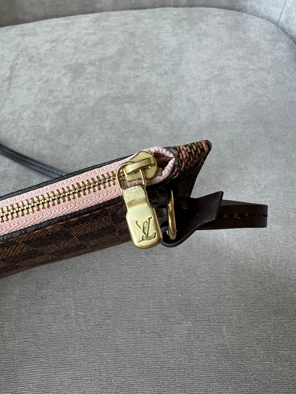 Louis Vuitton Pouch (from Neverfull MM) in Damier Ebene