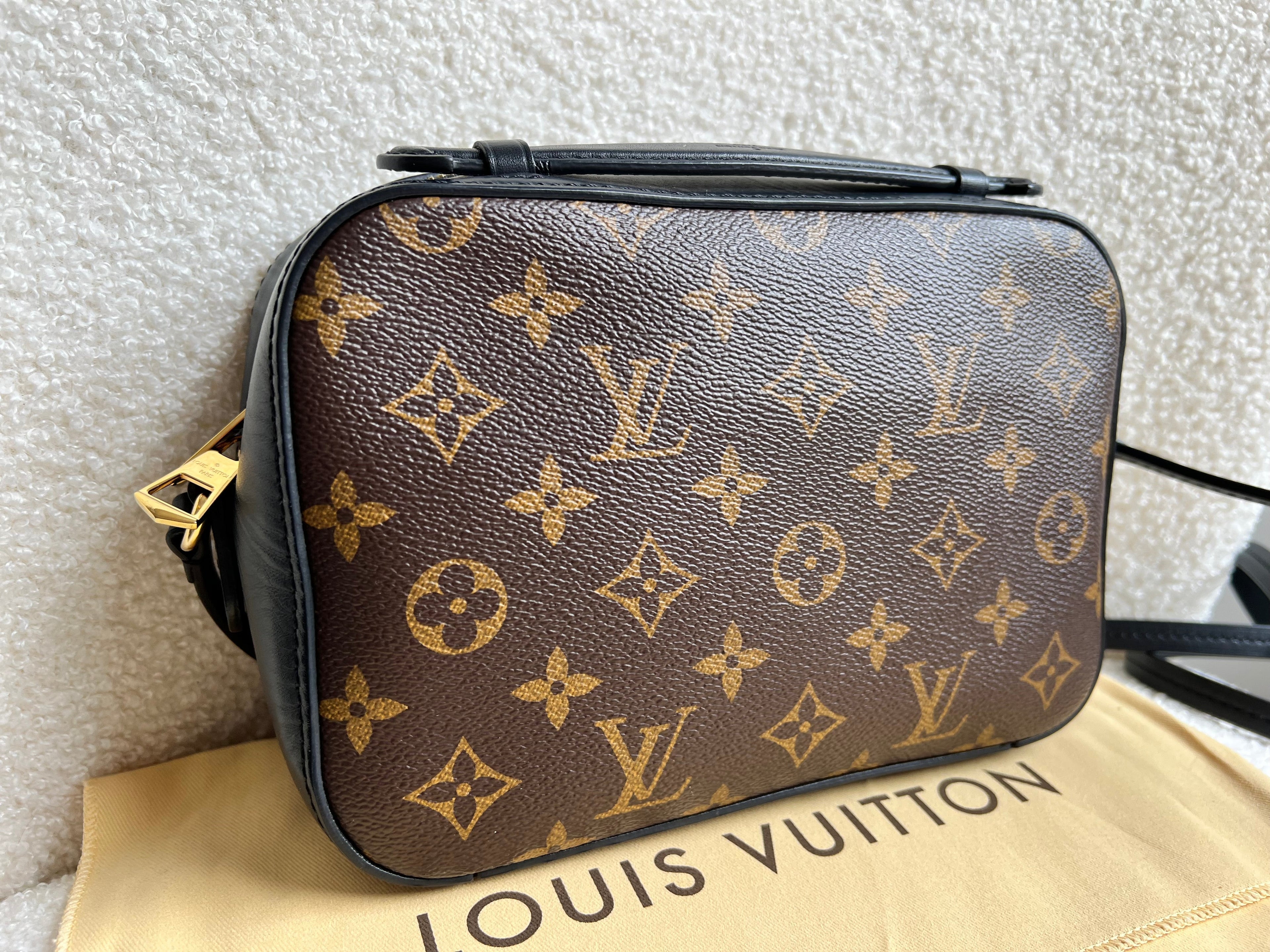 Louis Vuitton Saintonge Black and Monogram