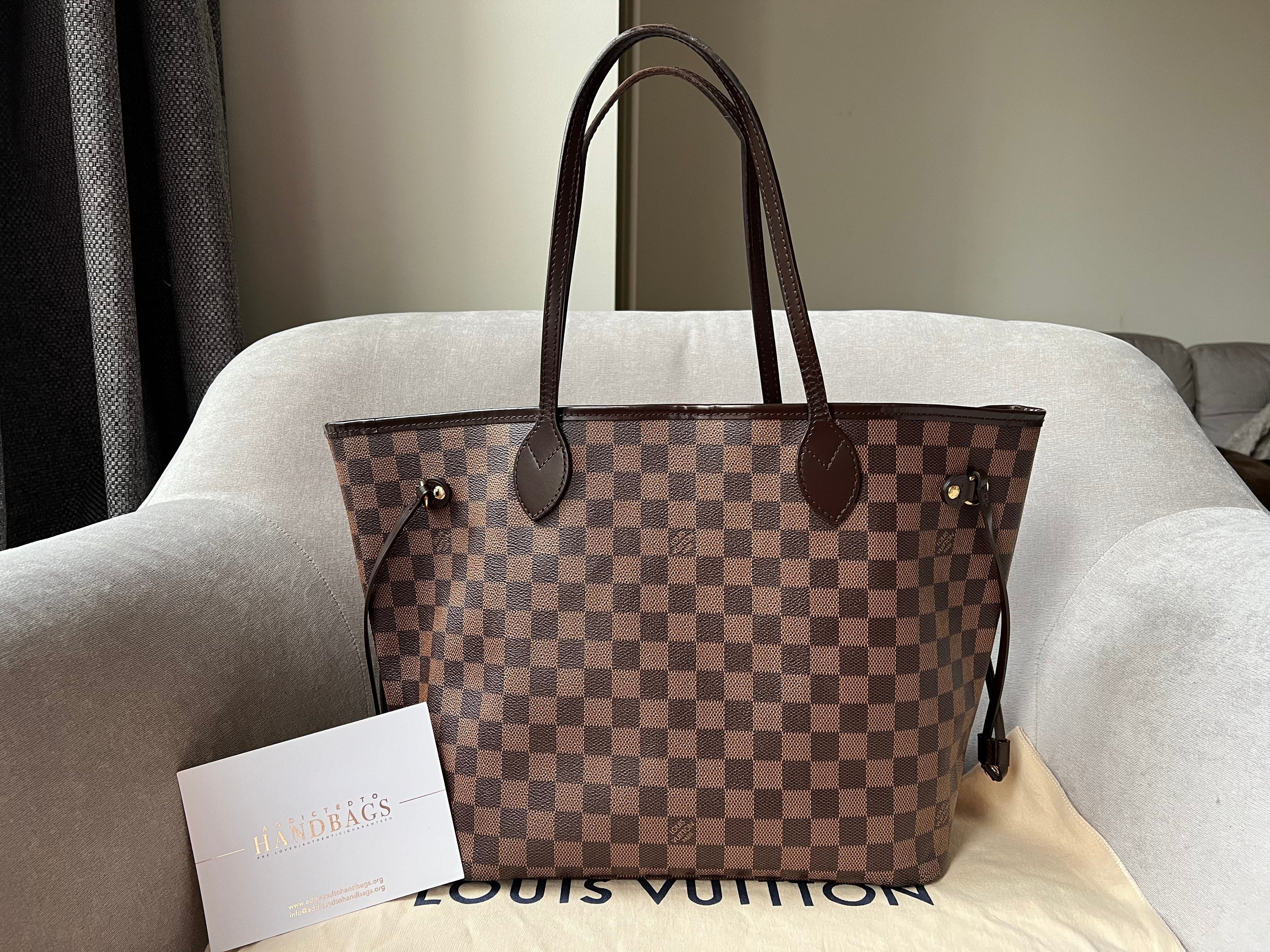 Louis Vuitton Neverfull MM Damier Ebene Cherry Interior (RRP £1,410)