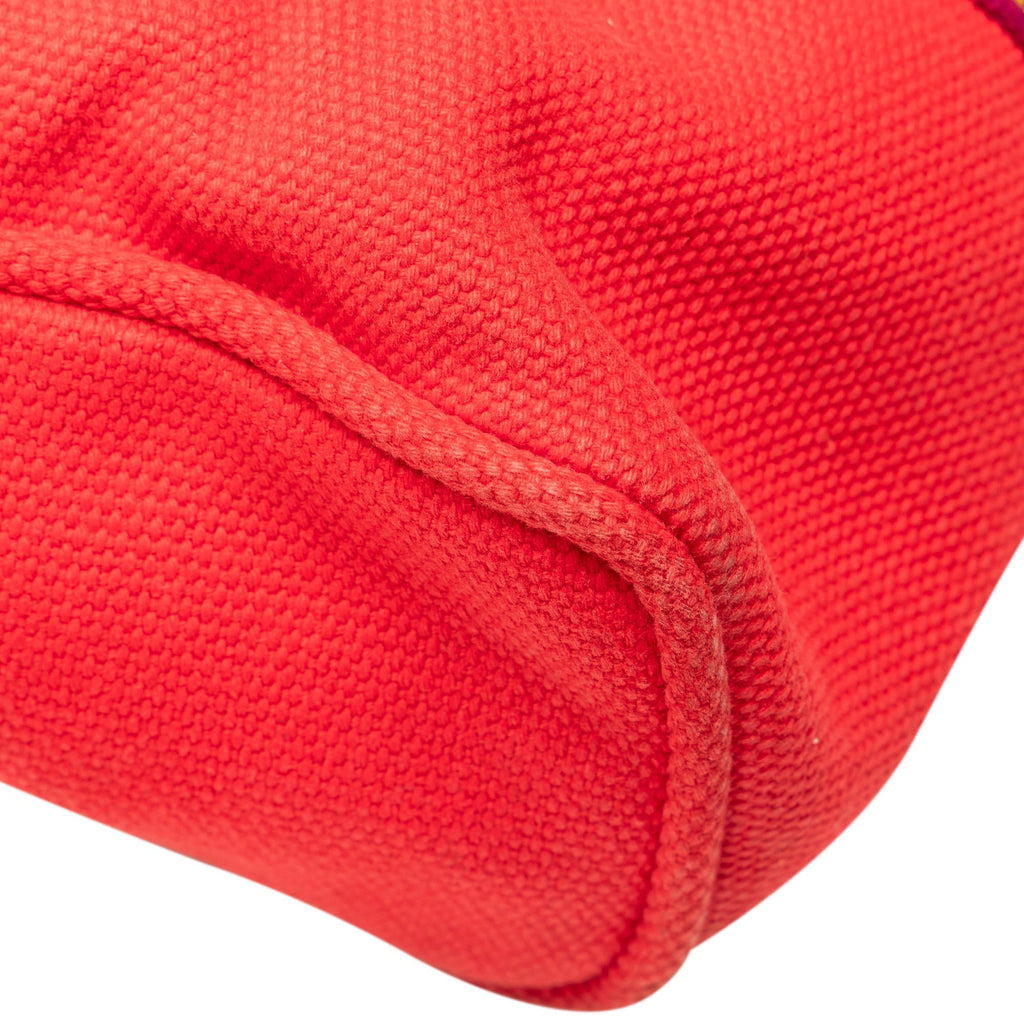 Red Louis Vuitton Antigua Cabas GM Tote Bag