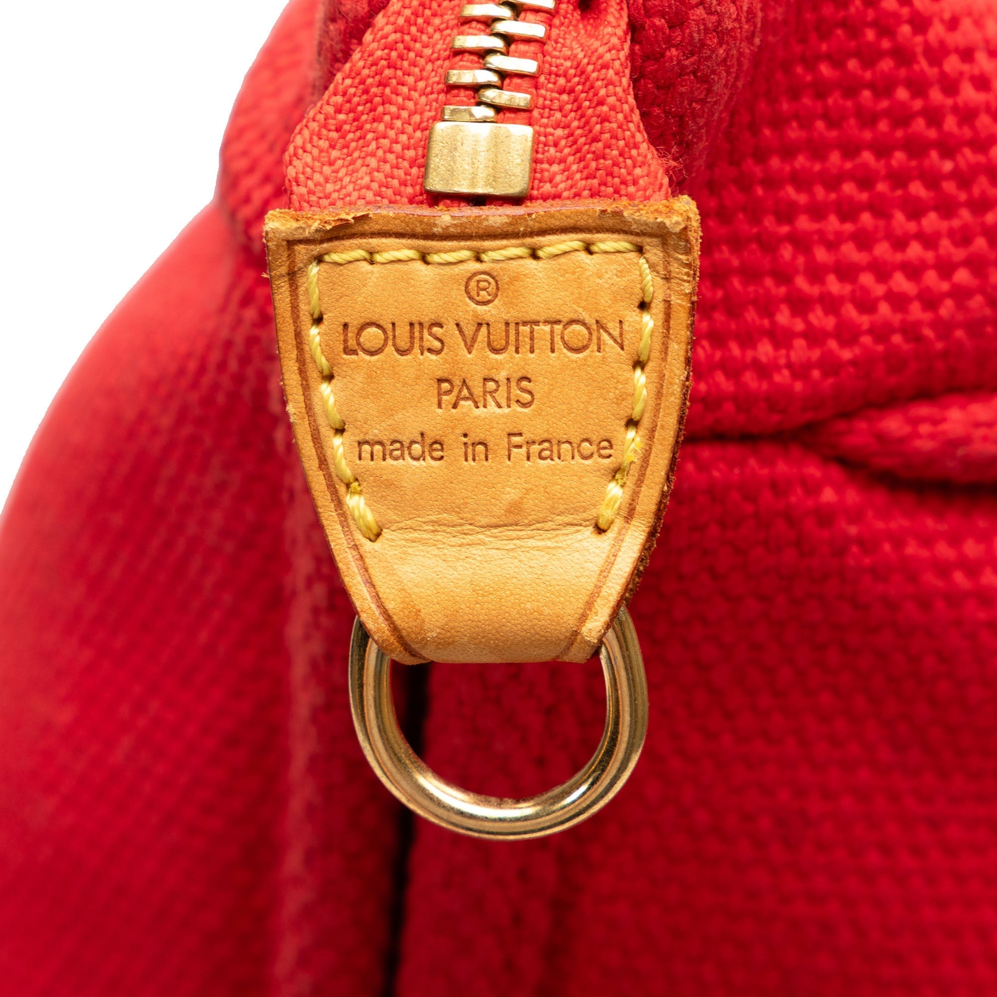 Red Louis Vuitton Antigua Cabas GM Tote Bag