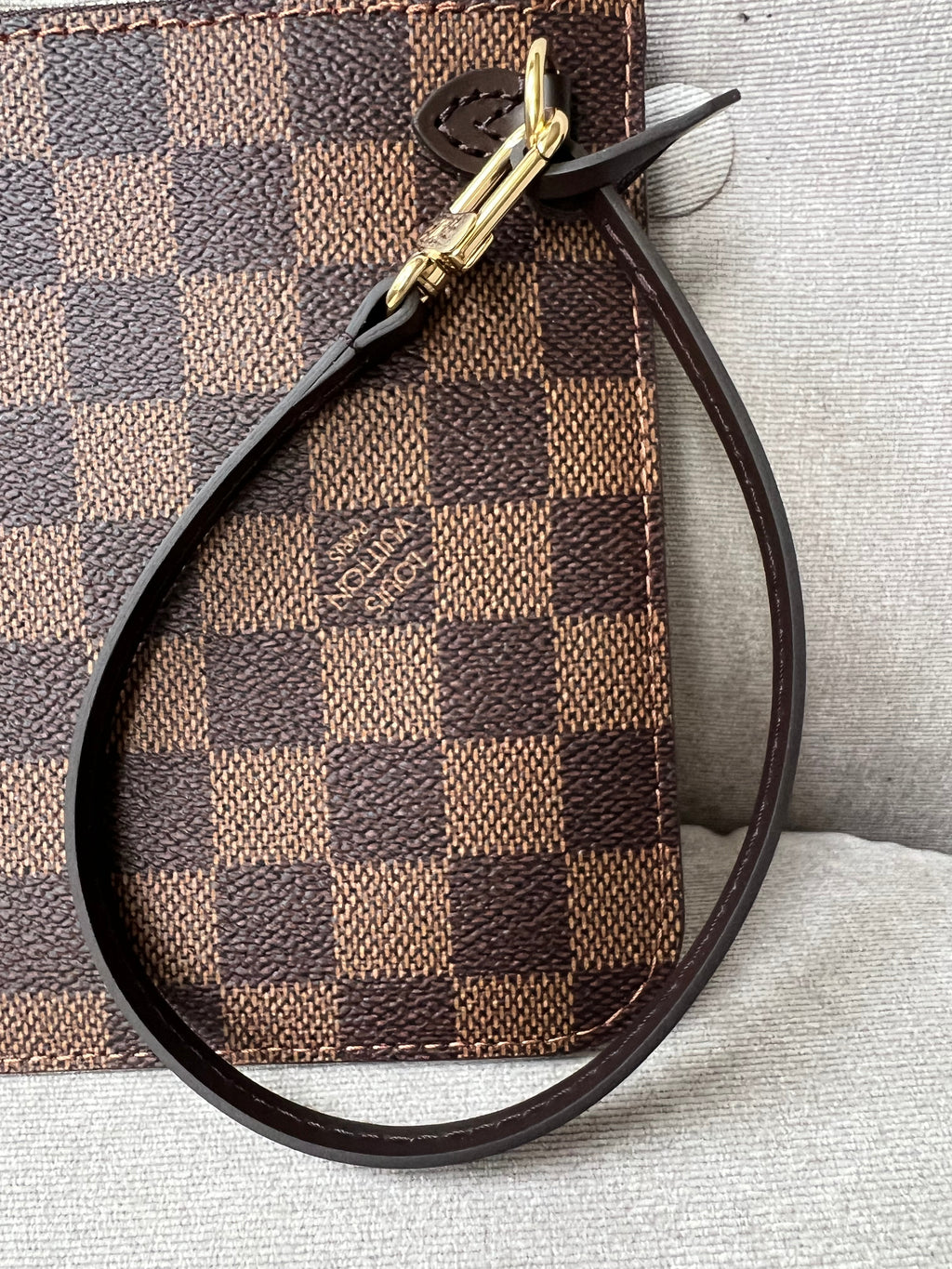 Louis Vuitton Pouch (from Neverfull) in Damier Ebene