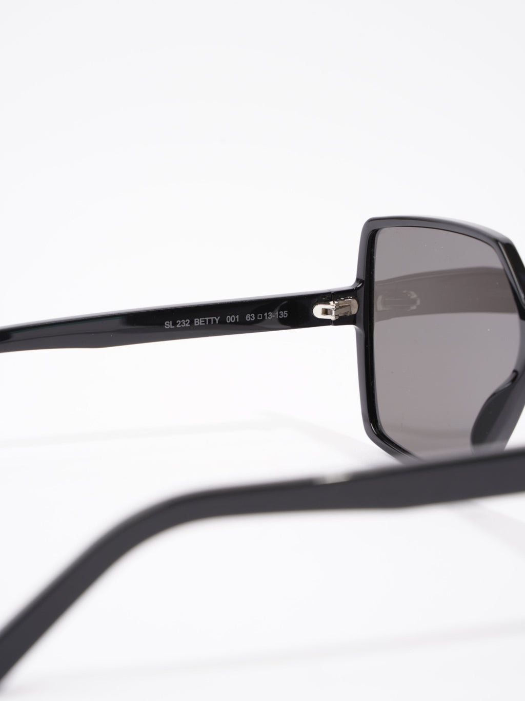 Saint Laurent Betty Sunglasses Black Acetate 135mm