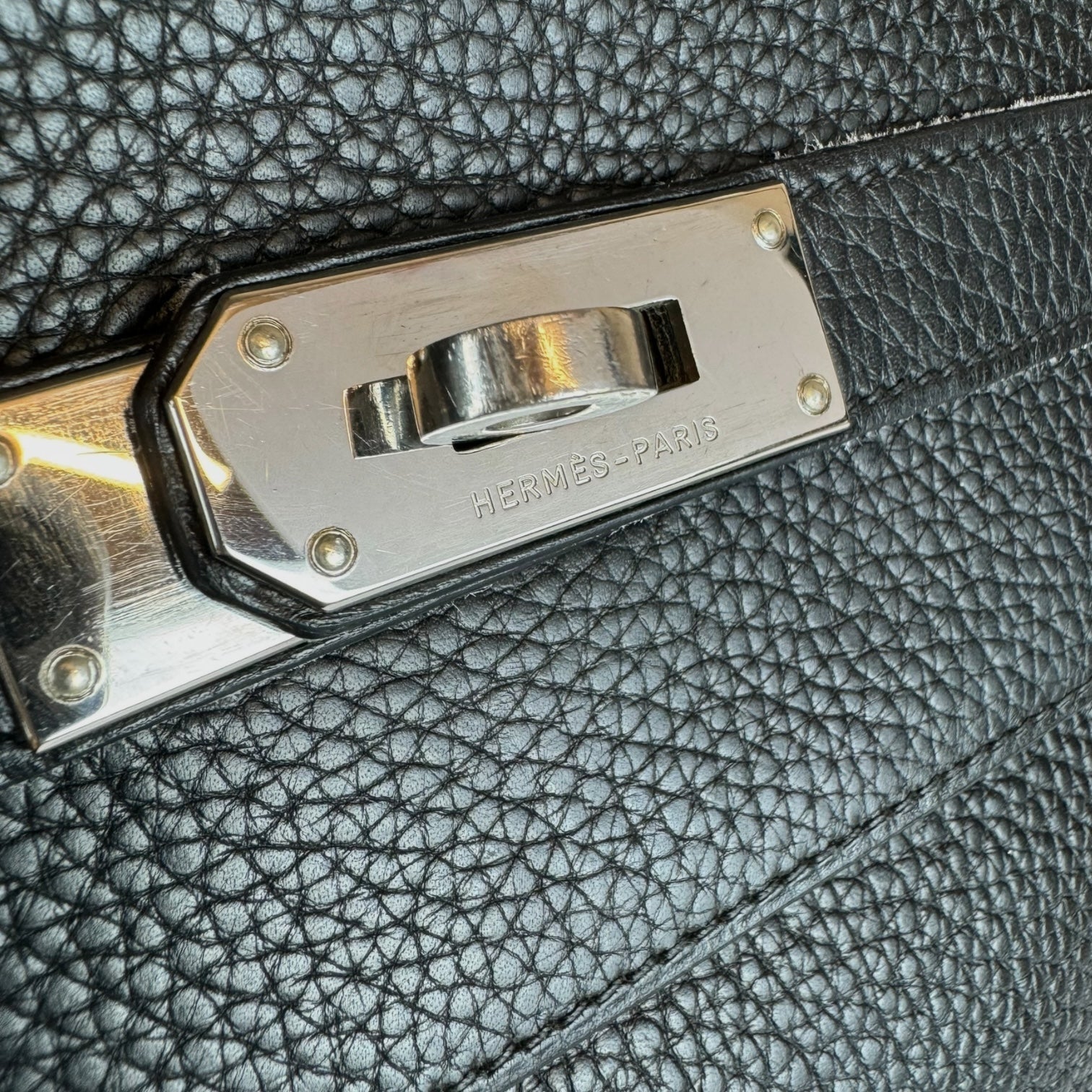 HermÃƒÆ’Ã‚Â¨s Kelly 50 Black Togo