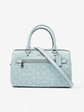 Coach Rowan Satchel Light Blue Leather