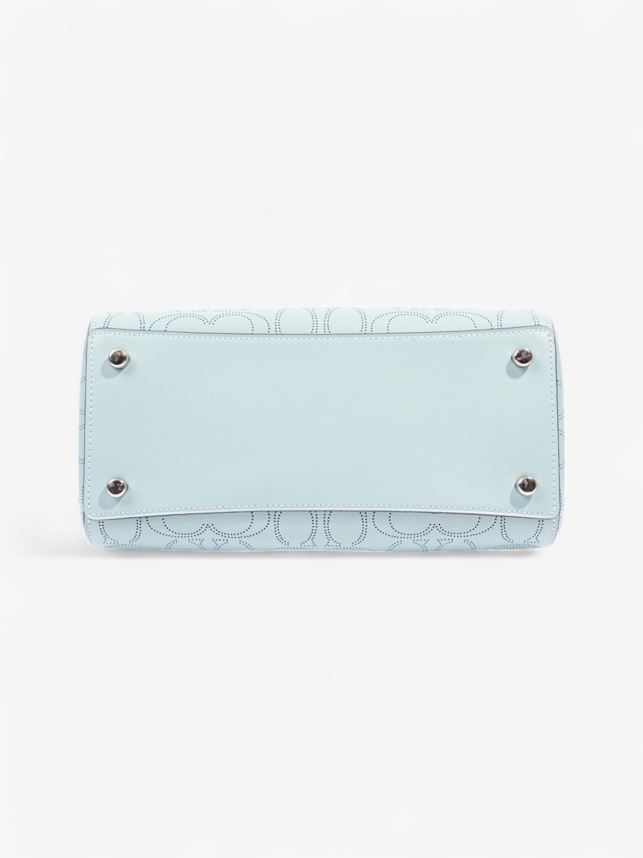 Coach Rowan Satchel Light Blue Leather