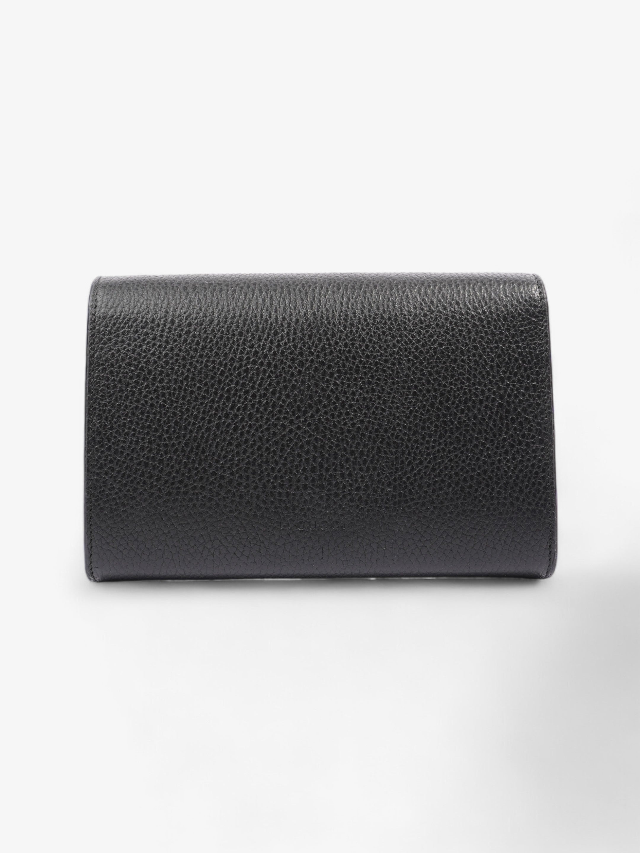 Gucci Dionysus Chain Wallet Black Calfskin Leather Mini