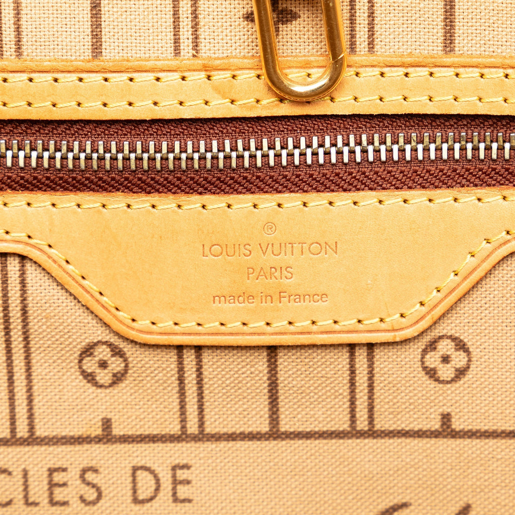 Brown Louis Vuitton Monogram Neverfull MM Tote Bag