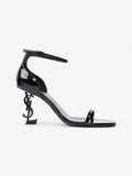 Saint Laurent Opyum 85 75mm Black Patent Leather EU 38.5 UK 5.5