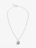 Gucci Feline Head Necklace Silver Silver Sterling