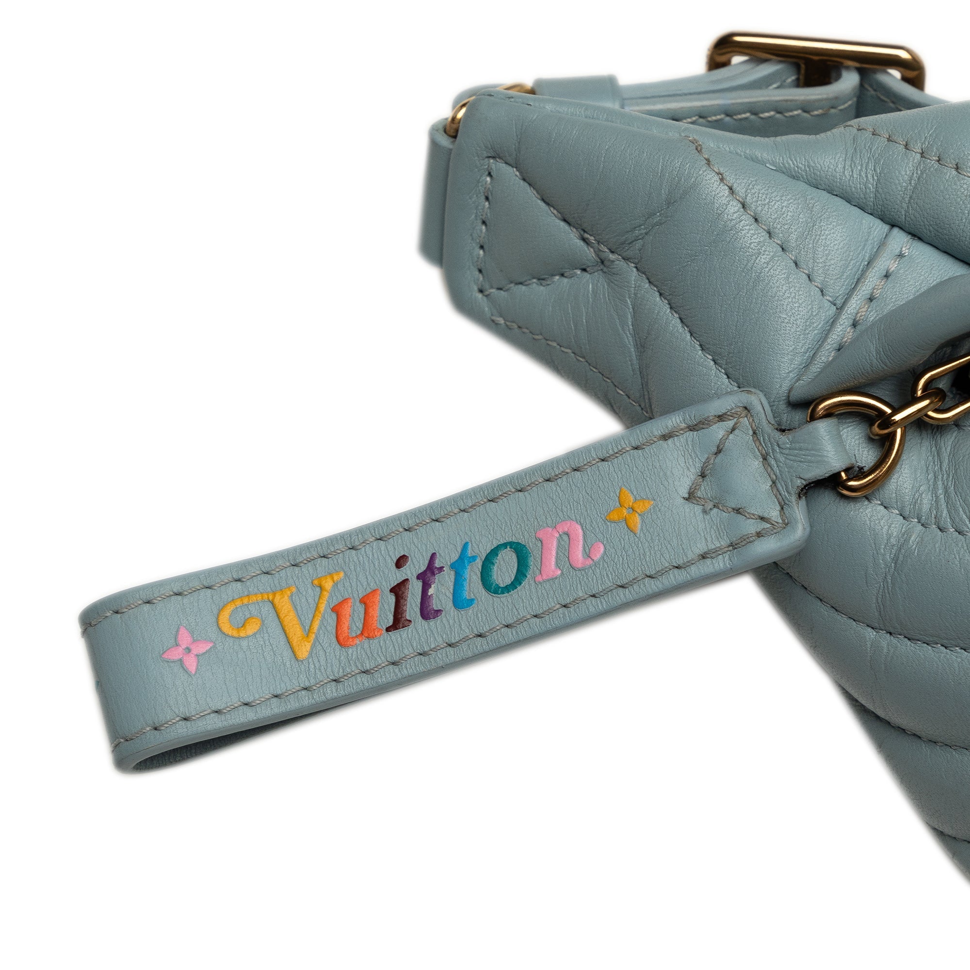 Blue Louis Vuitton New Wave Bumbag Belt Bag